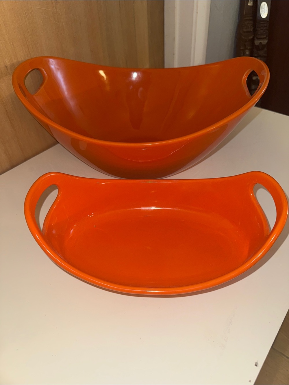 Rachel Ray Stneweare/Ceramic 1.5 qt. Baking Dish and  15” Serving Bowl
